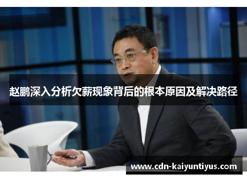 赵鹏深入分析欠薪现象背后的根本原因及解决路径 赵鹏深入分析欠薪现象背后的根本原因及解决路径