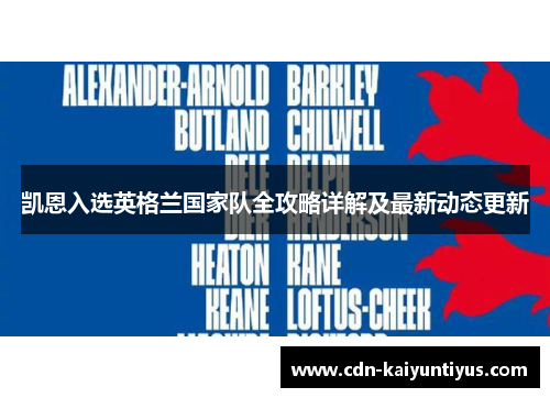 凯恩入选英格兰国家队全攻略详解及最新动态更新 凯恩入选英格兰国家队全攻略详解及最新动态更新