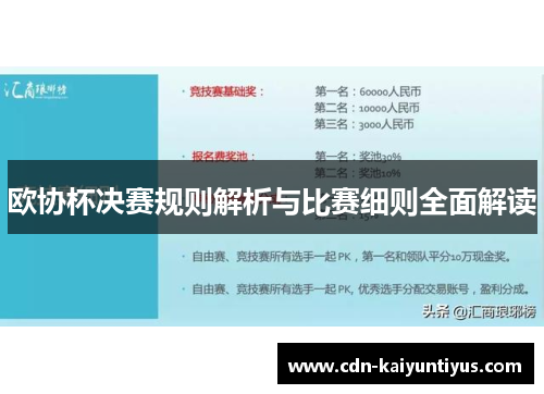 欧协杯决赛规则解析与比赛细则全面解读
